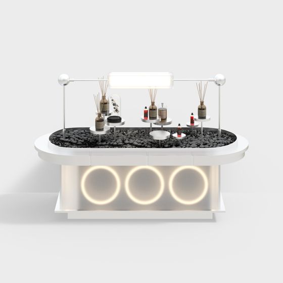 Futuristic Bar Counter 3D model