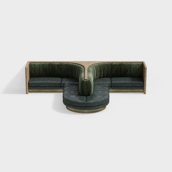 Urban Curves Sofa 3D model