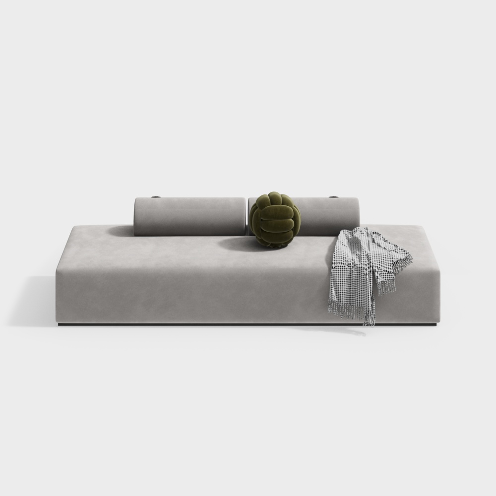 Modern Minimalist Sofa 3D model