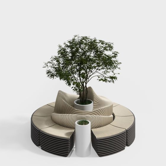 Forest Ring Low-Polygon 3D Model