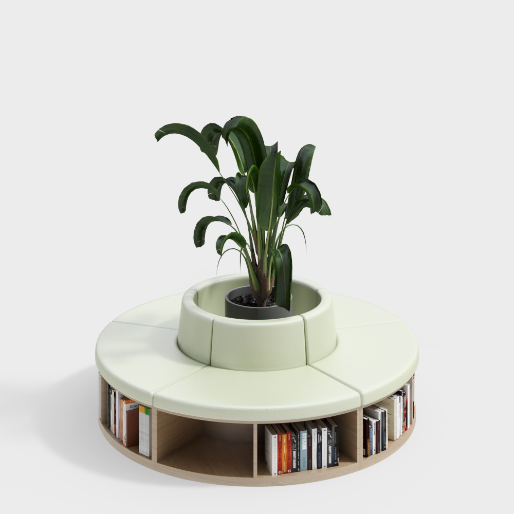 Multi-person sofa in public area