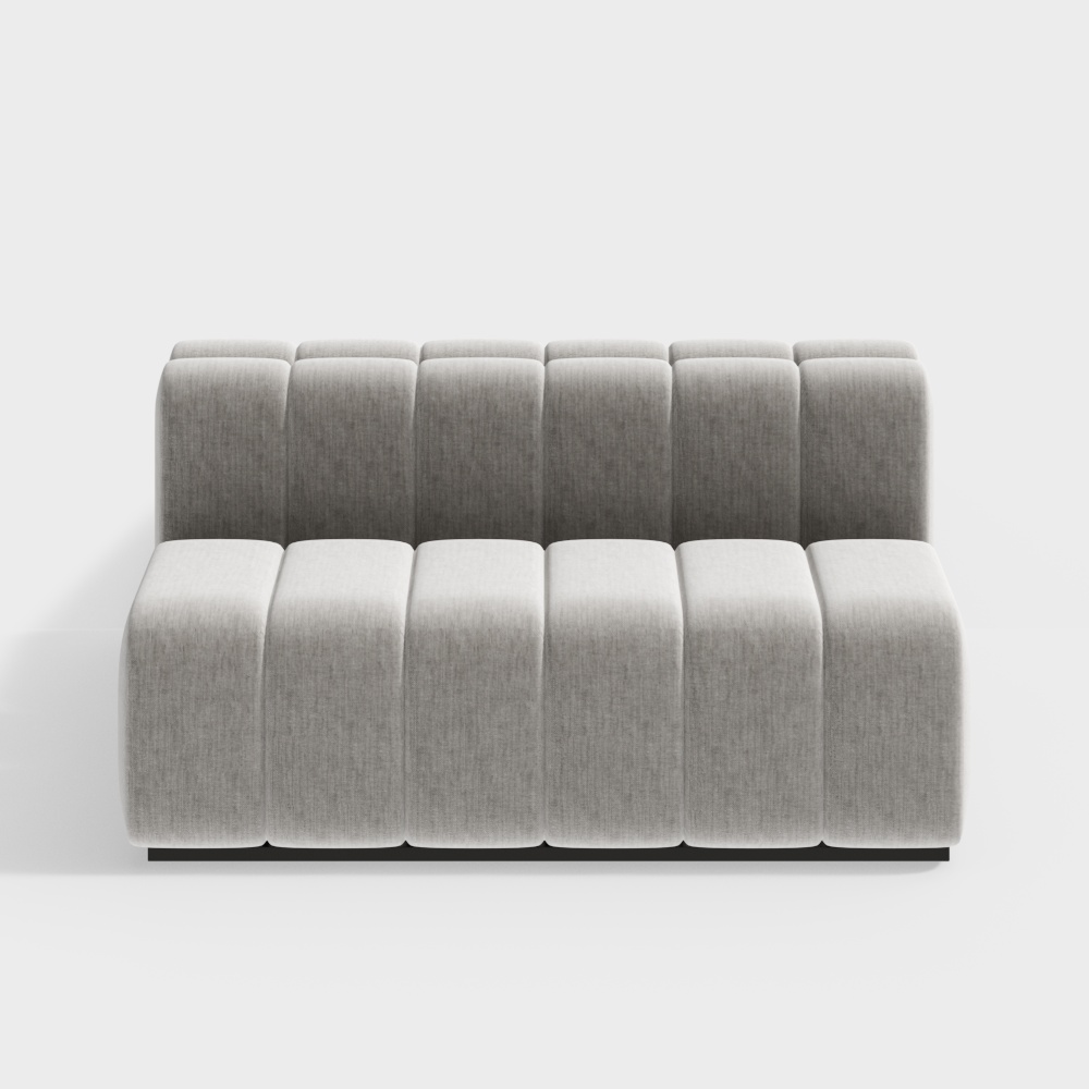 Office leisure double sofa