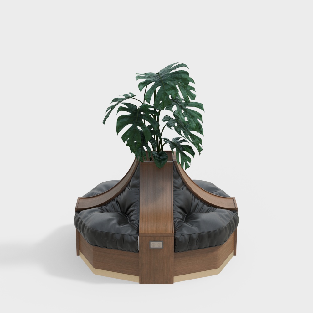 Sofa quầy tròn công cộng