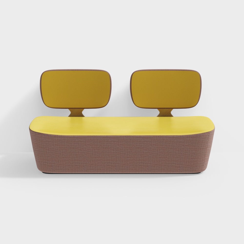 Lounge area booth sofa