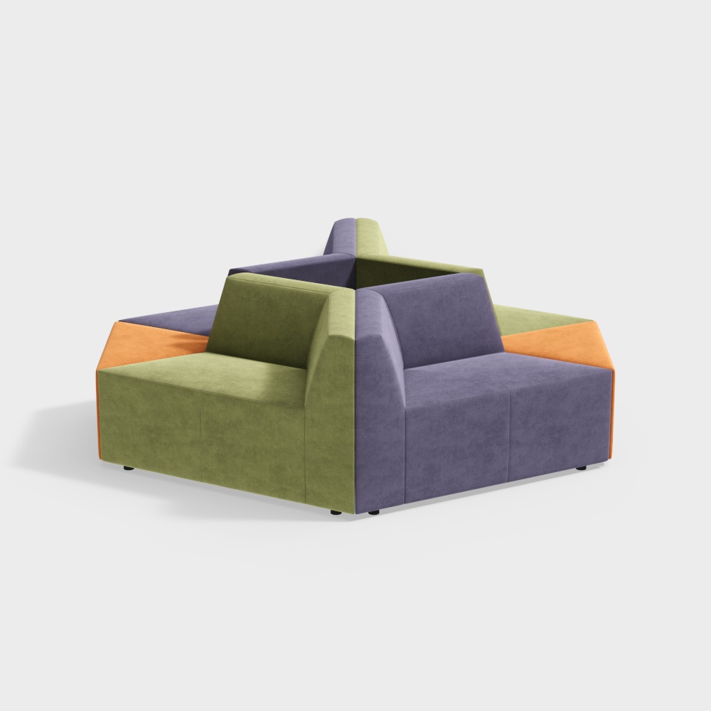 Special shaped multi-person deck