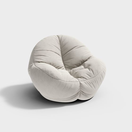 Unique Low-Poly Sofa Chair 3D model