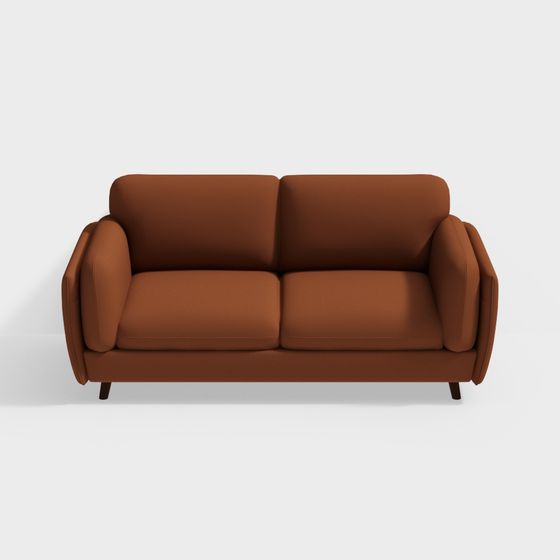Stylish Low-Poly Sofa 3D model for Modern Interiors
