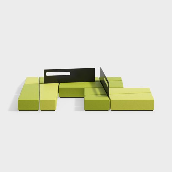 Modular Sofa 3D model for Modern Spaces