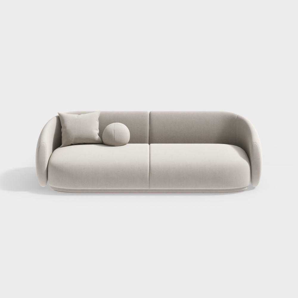 Canapé multi-personnes en forme spéciale