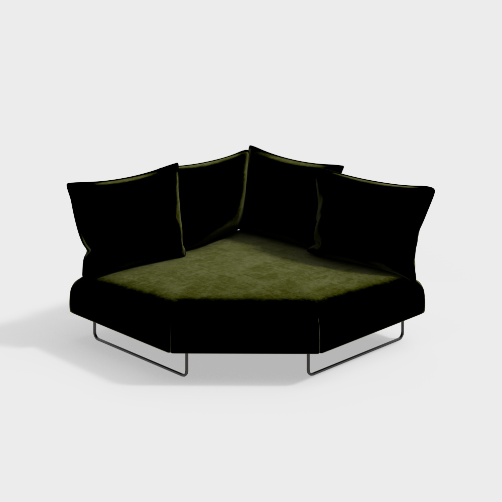 Special-shaped multi-person sofa
