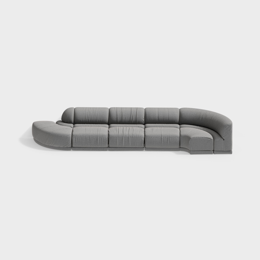 Office fabric multi-person sofa