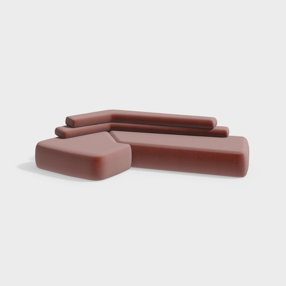 Multi-person sofa in public area