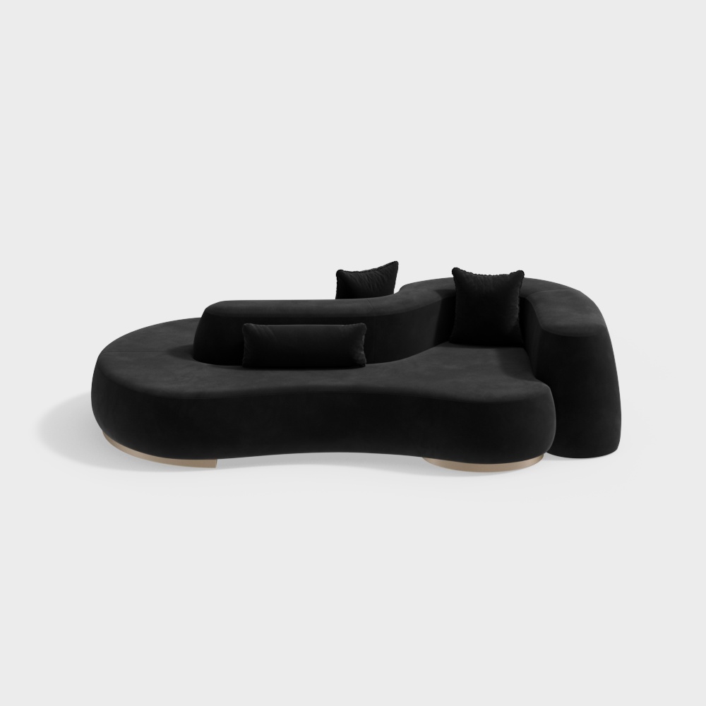 Special-shaped multi-person sofa