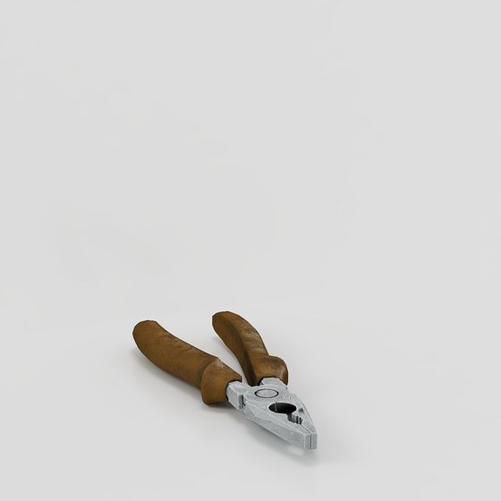 Intricate Low-Poly Pliers 3D model for Creative Projects