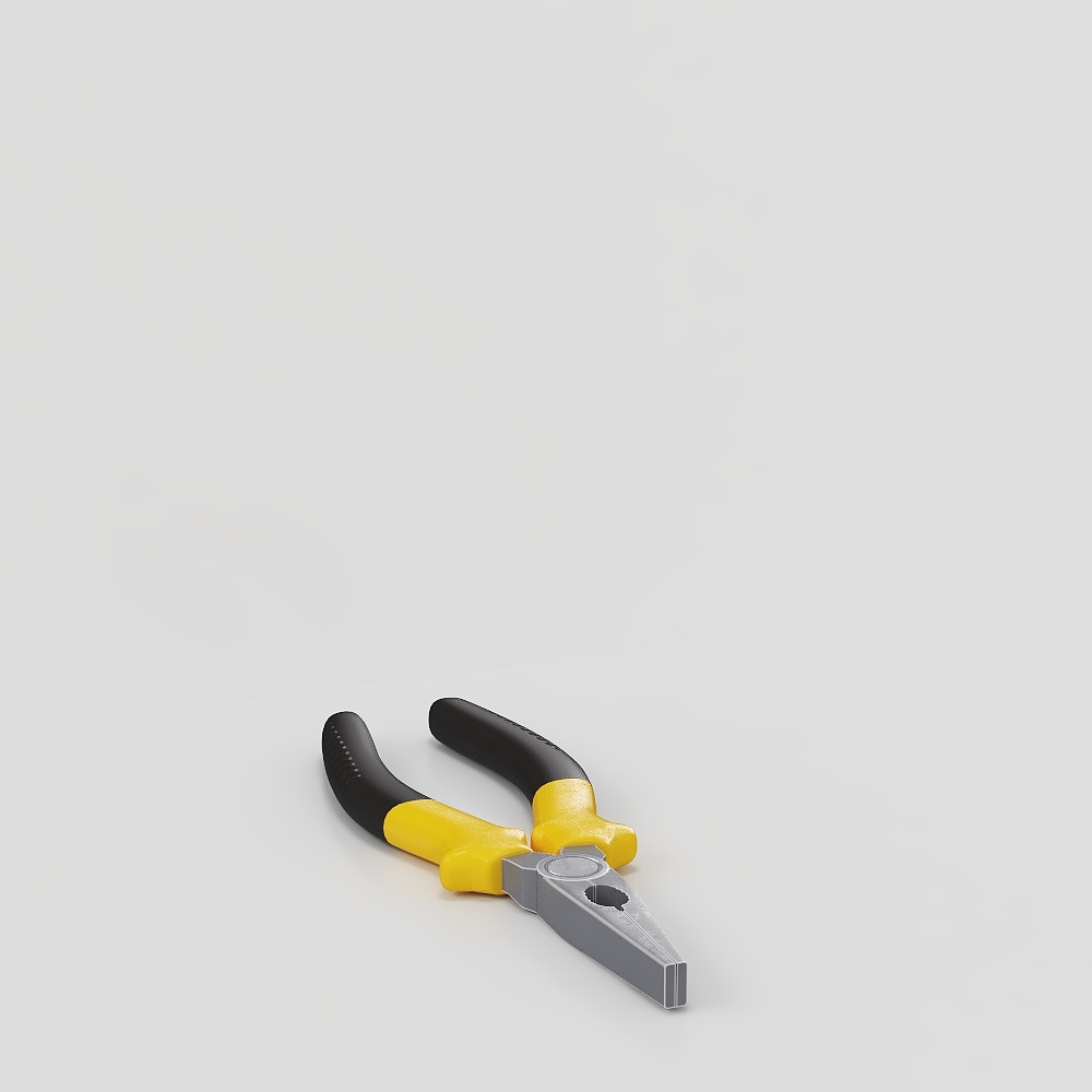 Practical Tool Pliers 3D Model