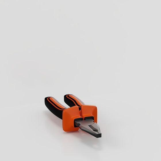 Modern Industrial Pliers 3D model