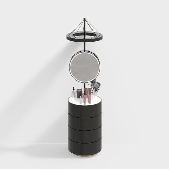 Stylish Makeup Display Rack 3D model