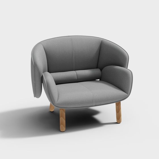 Cozy Lounge Chair 3D model