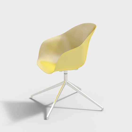 FutureBloom Chair 3D model - Stylish and Vibrant Design