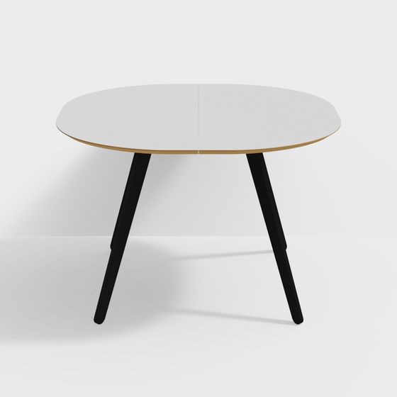 Modern Round Table 3D model