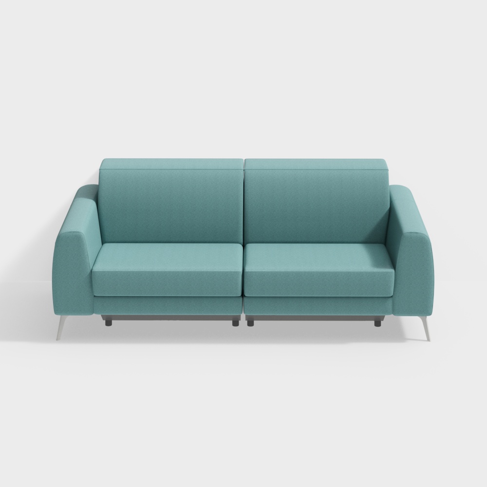 Unique Low-Poly Sofa 3D Model – Modern Interior Design