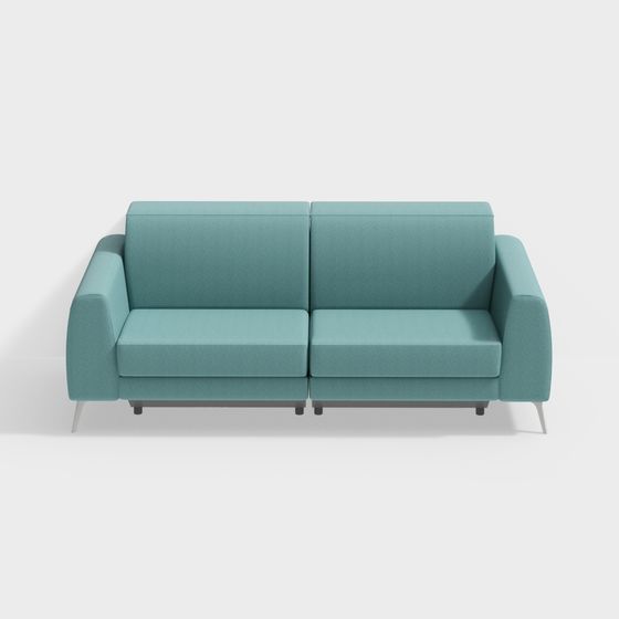 Unique Low-Poly Sofa 3D model for Modern Interiors