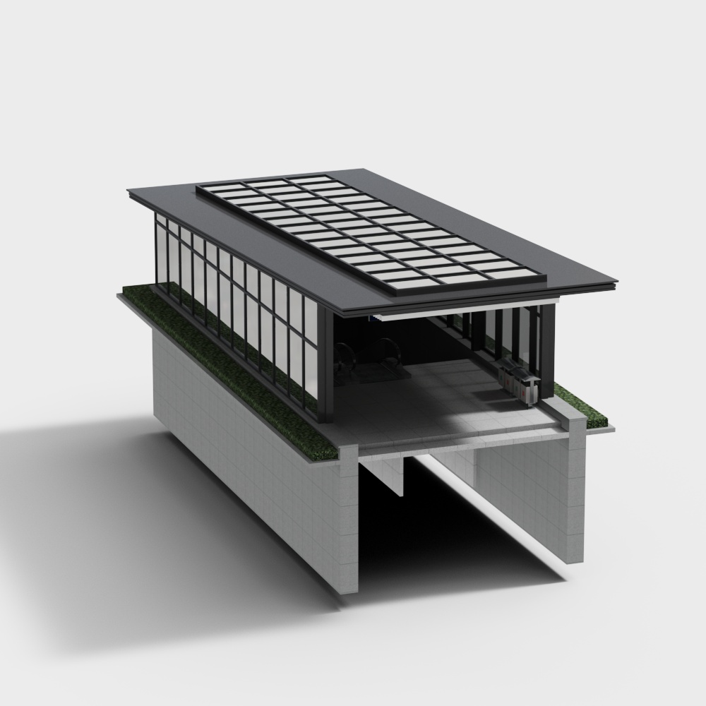 都市の地下鉄駅