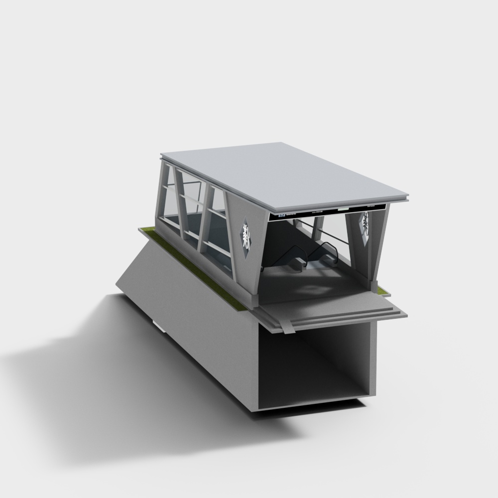 City vintage subway station