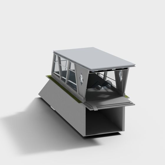 Futuristic City Cabin 3D model