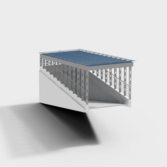 Urban Bridge 3D model