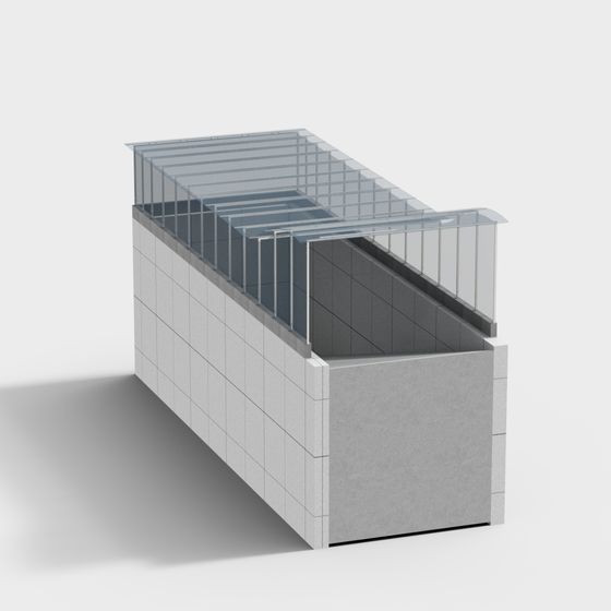 Lối vào lối đi ngầm phong cách Trung Quốc mới trong khu vực cảnh quan