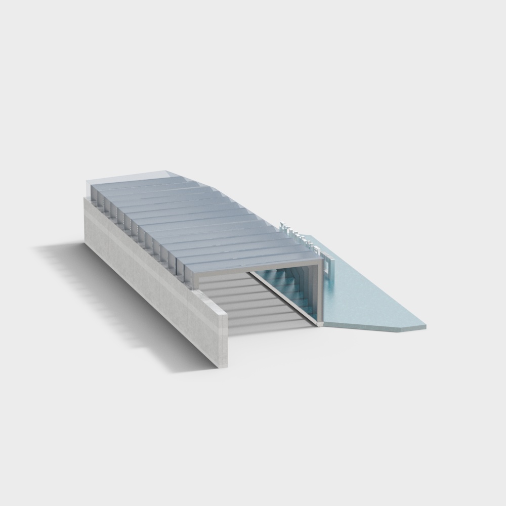 Urban Underpass 3D Model