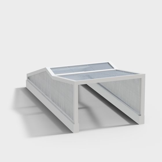 Urban Oasis Rooftop Garden 3D model