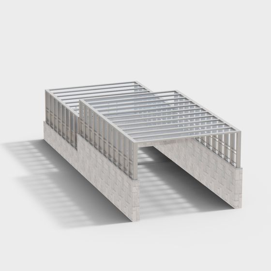 Low Poly Modern Architectural Building 3D model