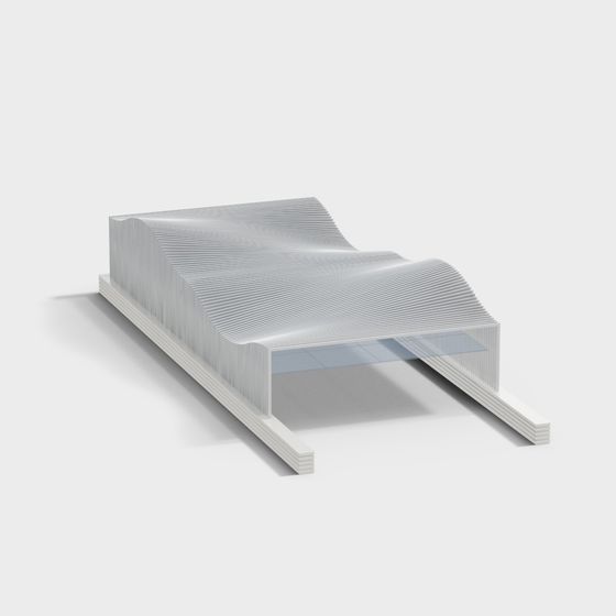 Flowing Lounge Chair 3D model