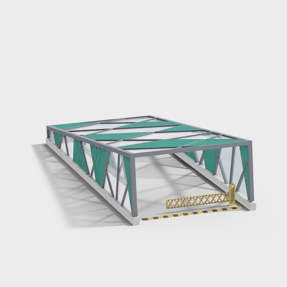 Industrial Warehouse 3D Model for Creative Projects