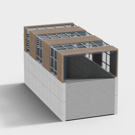 観光地のシンプルな地下道入り口