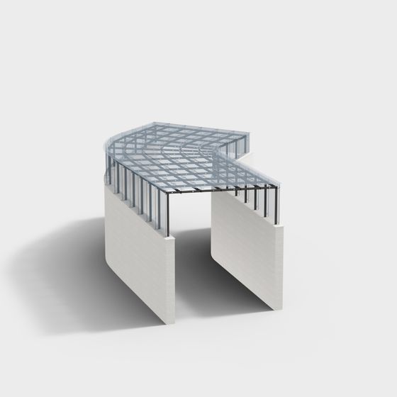 Unique Low-Polygon Bridge 3D Model for Modern Architecture