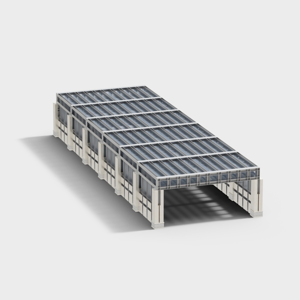 Simple underground passage entrance in the scenic area