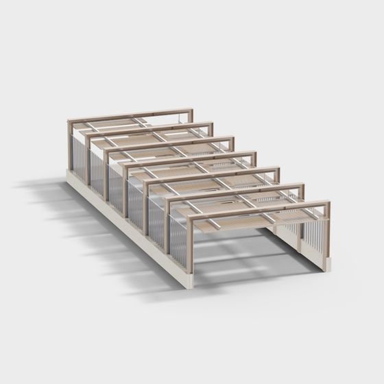 Contemporary Urban Balcony 3D model