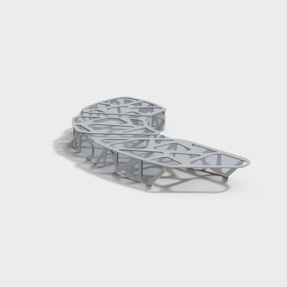 Futuristic Bridge 3D Model