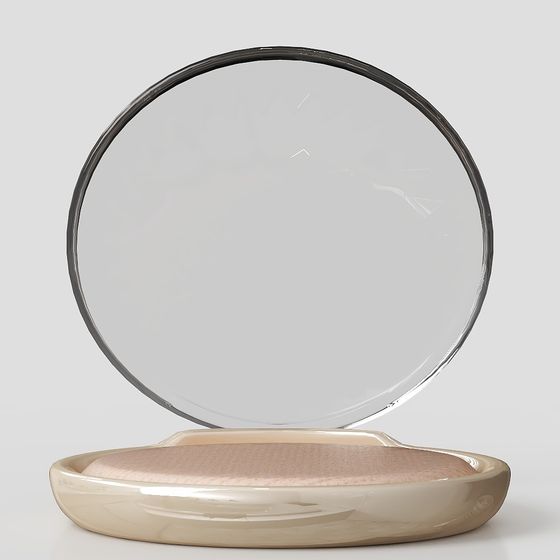 Stylish Makeup Mirror 3D model for Creative Projects