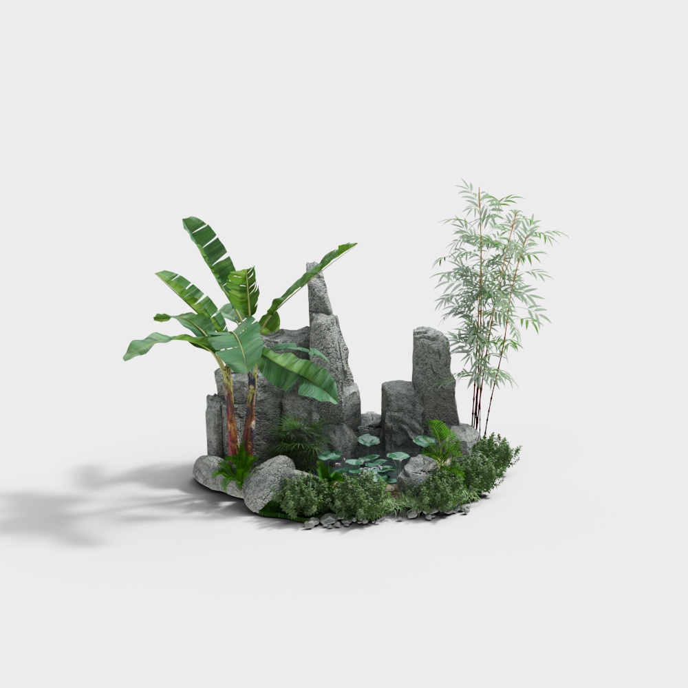 Landscape sketch pool