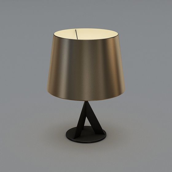 Elegant Low-Poly Table Lamp 3D model