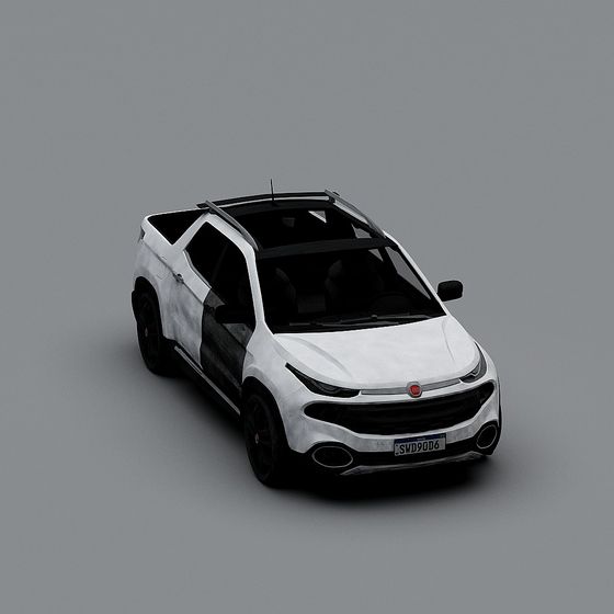 Low Poly Stylish Car 3D model for Creative Projects