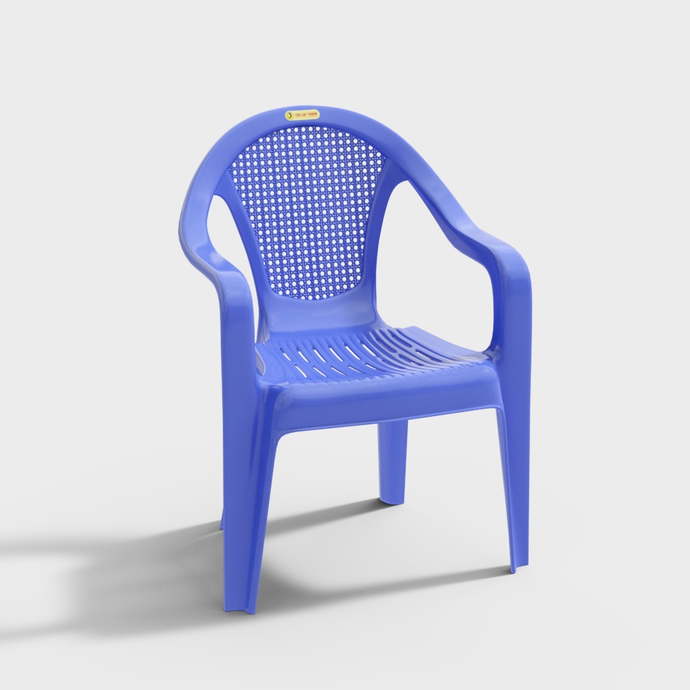 Ghế nhựa Việt Nam màu xanh