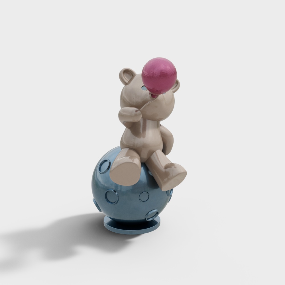 Balloon Bear 3D model