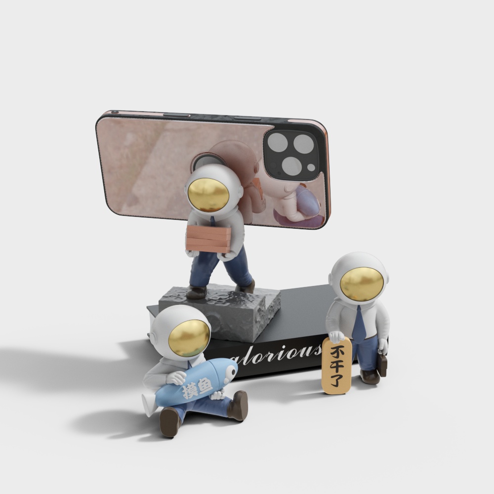 Astronaut sculpture ornaments