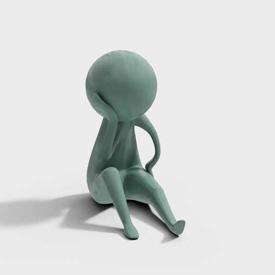 Melancholic Figure 3D model