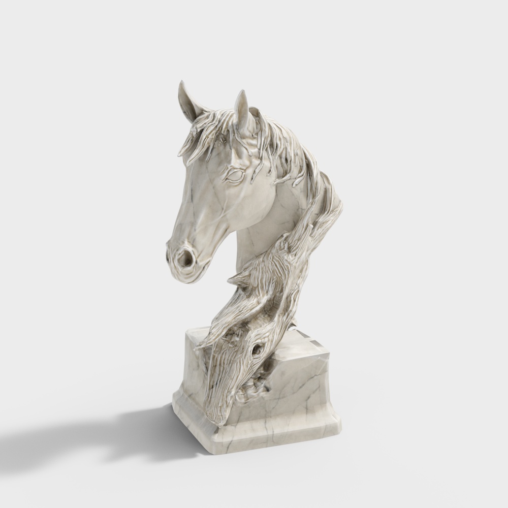 horse head sculpture